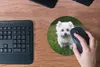 MuchoWow® Mauspad Mousepad Malteser Hund auf einer Wiese Produktbild-Vorschau 4