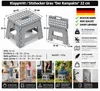 Klapphocker, Klapptritt 22 cm für Kinder faltbar bis 150 kg Produktbild-Vorschau 2