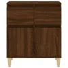 Sideboard Braun Eichen-Optik 60x35x70 cm Holzwerkstoff Produktbild-Vorschau 7