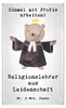 Mr. & Mrs. Panda Handtuch Religionslehrer Leidenschaft - Produktbild-Vorschau 1