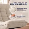 CASARIA Relaxsessel mit verstellbarer Rückenlehne Creme Produktbild-Vorschau 5