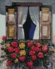 Zuty - Malen nach Zahlen - FENSTER MIT BLÜHENDEN BLUMEN, Produktbild-Vorschau 1