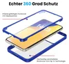 A disassembled phone case shown with a phone inside, illustrating its protective features. Produktbild-Vorschau
