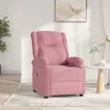 vidaXL Recliner elettrico in velluto rosa Anteprima dell’immagine prodotto 2