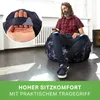 Green Bean® Sitzsack mit Rückenlehne "Cozy" 80x70x90cm - Produktbild-Vorschau 6