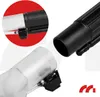 Close-up shots of a cleaning device's nozzle and attachment mechanism. Produktbild-Vorschau