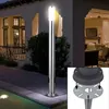 LED Stehleuchte mit Erdspieß, Edelstahl silber, H 110 cm Produktbild-Vorschau 4