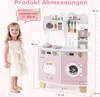 Cucina per bambini COSTWAY con accessori, cucina per Anteprima dell’immagine prodotto 3