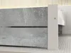 Posteľ IKAROS DOUBLE 160x200, betón/biela, lamiel. rošt, Náhľad obrázku produktu 3