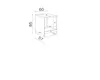 Flex Well Herdumbauschrank Capri BxTxH 60 x 60 x 85 cm Produktbild-Vorschau 3