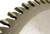 A close-up view of the teeth of a circular saw blade. Produktbild-Vorschau