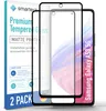 A product shot of a 2-pack of matte screen protectors for a Samsung Galaxy A53 5G, shown with its packaging. Produktbild-Vorschau