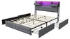 UnboxG Polsterbett 160x200cm mit USB, Jugendbett Doppelbett Produktbild-Vorschau 13