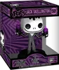 A Funko Pop! Deluxe figure of Jack Skellington from The Nightmare Before Christmas, displayed in its original packaging. The packaging features a purple and black geometric pattern and the Funko Pop! branding. The figure itself is holding two purple candle Anteprima dell’immagine prodotto