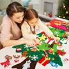 Peviasot Filz Weihnachtsbaum DIY für Kinder Dekoration Set Produktbild-Vorschau 6