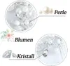 Braut Haarschmuck,Kristall Haar Reben Blume Blatt (Gold) Produktbild-Vorschau 6