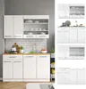 Singleküche Vicco Fame-Line Weiß Hochglanz/Weiß 140 cm ohne Produktbild-Vorschau 5