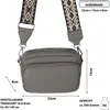 Bauchtasche Crossbody-Bag Umhängetasche Kunstleder Produktbild-Vorschau 2