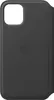 A black leather iPhone case with an embossed Apple logo. Náhľad obrázku produktu