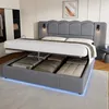 MODFU Dvojlůžko 180x200, čalouněné, s úložným prostorem, Náhled obrázku produktu 1