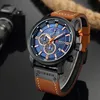 Pánske Hodinky Curren Classic Elegantné Chronograf S Náhľad obrázku produktu 2
