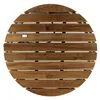 Mobile Gartendusche mit runder Holz-Plattform - Für Pool, Produktbild-Vorschau 4