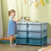 Meuble à tiroirs HOMCOM pour enfants, coffres de rangement Voir les images du produit 8