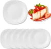 Dortový talíř, dezertní talíř sada 6, 21 cm, bílý, Náhled obrázku produktu 1
