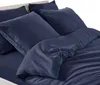 Set di biancheria da letto - 220x200 cm - Blu scuro - Anteprima dell’immagine prodotto 4
