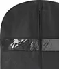 Close-up of a black garment bag. Podgląd zdjęcia produktu