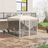 Outsunny Faltpavillon ca. 3x3m Pavillon mit 4 Produktbild-Vorschau 2