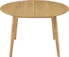 Miliboo - Design-Esstisch rund ausziehbar Eiche L120-150 Produktbild-Vorschau 1