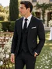 Herren Anzug 3-teilig Slim Fit formelle Business Hochzeit 2 Produktbild-Vorschau 2