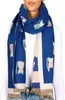 BRUBAKER Cashmirillo Damen Schal mit Katzen Muster - 70 x Produktbild-Vorschau 1