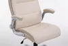 Ergonomische Bürostuhl - Crème - Kunstleder - Für Produktbild-Vorschau 6
