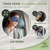 OMNIRELEXX Schlafmaske für Frauen u. Herren – Atmungsaktive Produktbild-Vorschau 7