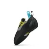 Kletterschuh "Vapor S" von Scarpa; schwarz mit grauen und gelben Akzenten; seitliche Ansicht. Produktbild-Vorschau