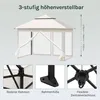 WOLTU Pavillon 3x3 m, Moskitonetz, wasserdicht stabil, Produktbild-Vorschau 5