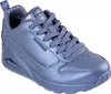 A blue Skechers sneaker is shown from a side angle against a white background. Náhľad obrázku produktu