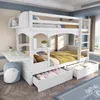 Sweiko Kinder-Etagenbett, Doppelbett, multifunktionales Produktbild-Vorschau 3