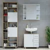 Badmöbel-Set Vicco Ilias Sonoma 3 Teile, mit Hochschrank, Produktbild-Vorschau 4