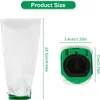 Product size information for vacuum cleaner bags. Produktbild-Vorschau