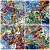 Wanduhr - Quadrat - Glasuhr - Abstraktion modern - 30x30cm Produktbild-Vorschau 8