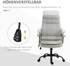 Vinsetto Massagebürostuhl Lendenwirbelsäulenmassage Produktbild-Vorschau 6