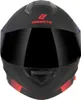 Bogotto H271 Wayke Klapphelm, schwarz matt/rot/blau, L Produktbild-Vorschau 4