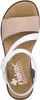 Rieker Damen Keil-Sandaletten Weiß/Beige Voir les images du produit 16
