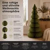 Dekoratívny vianočný stromček z papiera – výška 160 cm, Náhľad obrázku produktu 5