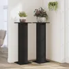 vidaXL Stojan na rastliny 2 ks čierny 30x30x95 cm materiál Náhľad obrázku produktu 3