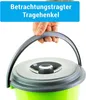 3er Set  10L Eimer mit Deckel Plastik Kunststoff Futter Produktbild-Vorschau 3