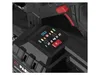 A close-up view of the control panel and trigger of a power tool. Produktbild-Vorschau